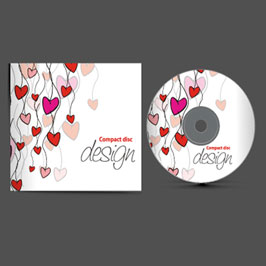 Customized CD Cover & Label Printing White